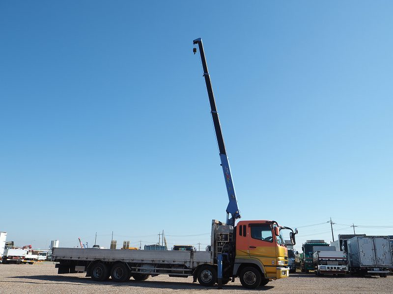 Sグレート4軸低床2デフ4段クレーンラジコンアルミブロック平|中古トラックの販売・買取・査定のアイナビ