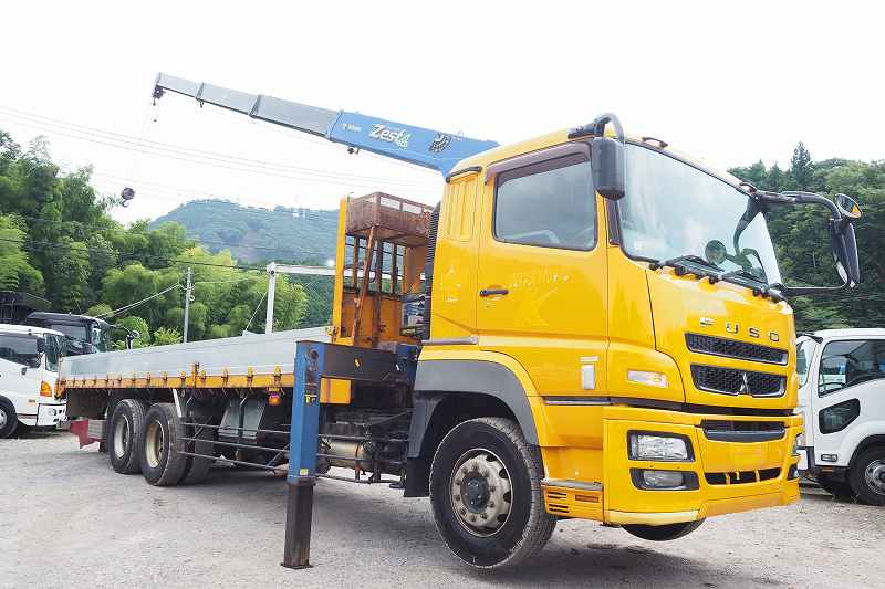 スーパーグレート3軸高床2デフ4段クレーンラジコンアルミ平|中古トラックの販売・買取・査定のアイナビ