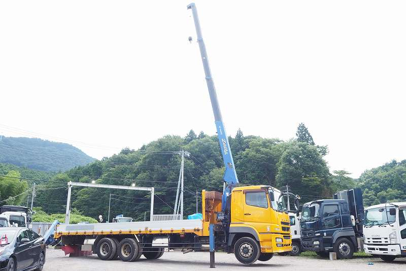 スーパーグレート3軸高床2デフ4段クレーンラジコンアルミ平|中古トラックの販売・買取・査定のアイナビ