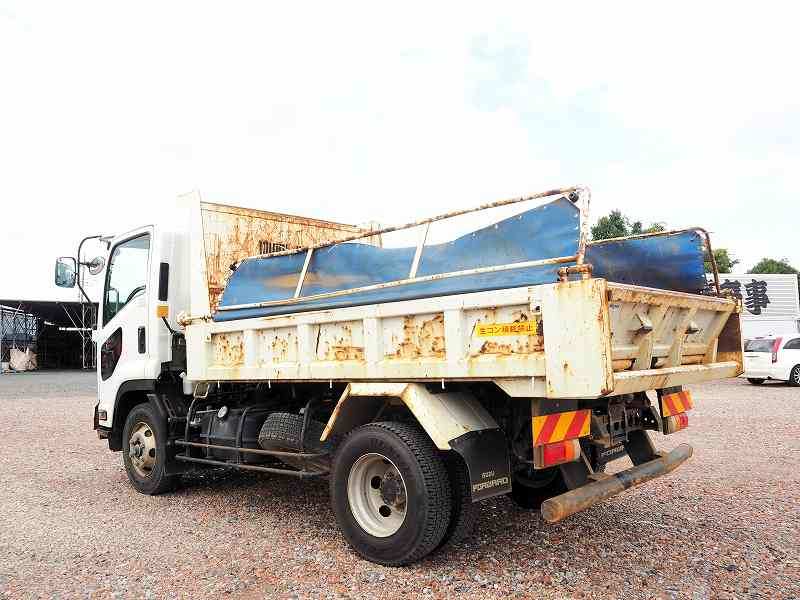 いすゞフォワード新明和製Lゲートダンプ電動コボレーン付|中古トラックの販売・買取・査定のアイナビ