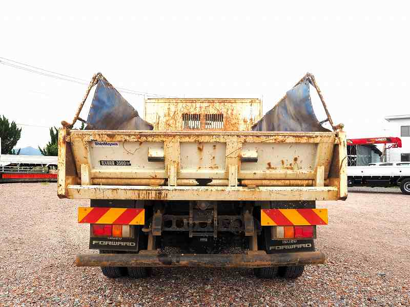 いすゞフォワード新明和製Lゲートダンプ電動コボレーン付|中古トラックの販売・買取・査定のアイナビ