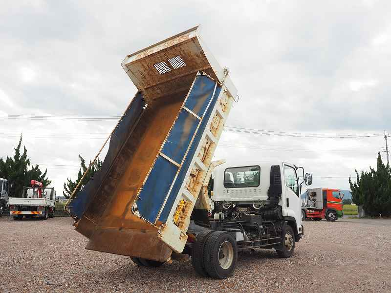 いすゞフォワード新明和製Lゲートダンプ電動コボレーン付|中古トラックの販売・買取・査定のアイナビ