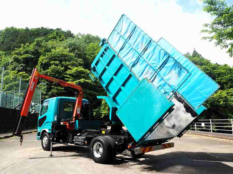 三菱ファイターダンプパルフィンガー深ダンプステンレス張り|中古トラックの販売・買取・査定のアイナビ