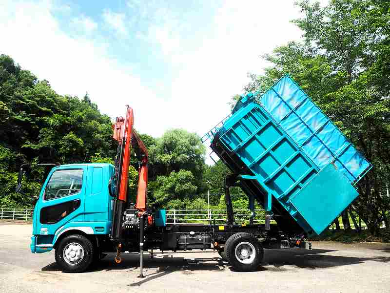 三菱ファイターダンプパルフィンガー深ダンプステンレス張り|中古トラックの販売・買取・査定のアイナビ