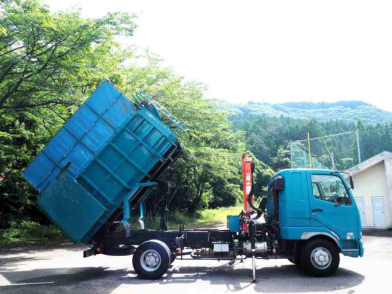 三菱ファイターダンプパルフィンガー深ダンプステンレス張り|中古トラックの販売・買取・査定のアイナビ