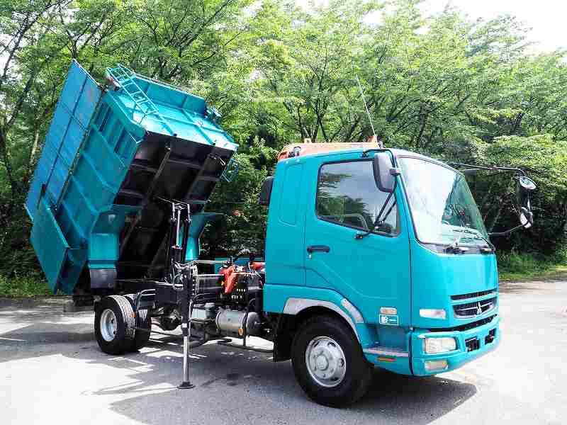 三菱ファイターダンプパルフィンガー深ダンプステンレス張り|中古トラックの販売・買取・査定のアイナビ