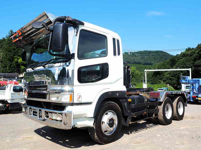 三菱スーパーグレート2デフ新明和アームロールコンテナ付|中古トラックの販売・買取・査定のアイナビ