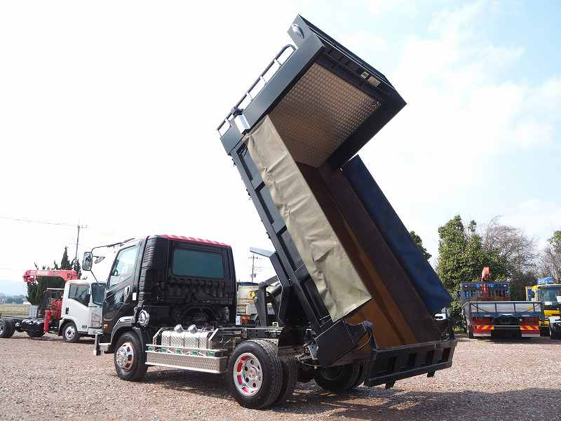 三菱ファイターダンプデコトラ電飾架装カスタム多数ダンプ|中古トラックの販売・買取・査定のアイナビ