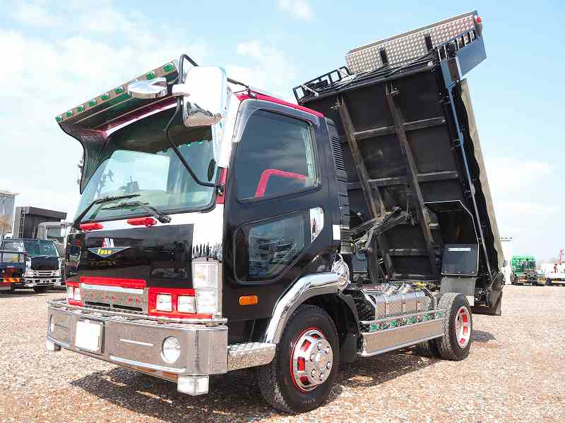 三菱ファイターダンプデコトラ電飾架装カスタム多数ダンプ|中古トラックの販売・買取・査定のアイナビ