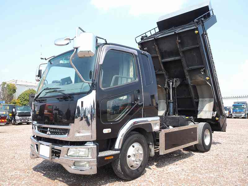 三菱ふそうファイターダンプ造りボディダンプベット付き|中古トラックの販売・買取・査定のアイナビ
