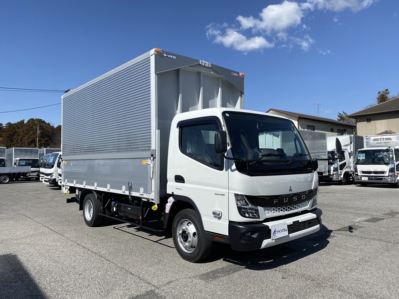 キャンター　ワイドロング　全低床　跳上ゲート付　積載3,750kg|中古トラックの販売・買取・査定のアイナビ