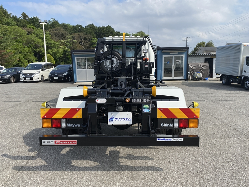 ファイター 新明和工業キャブバックステージ積載3,450kgプロライン装備|中古トラックの販売・買取・査定のアイナビ