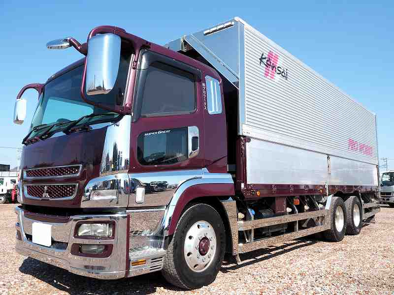 三菱スーパーグレート22tショートベースアルミウイング|中古トラックの販売・買取・査定のアイナビ