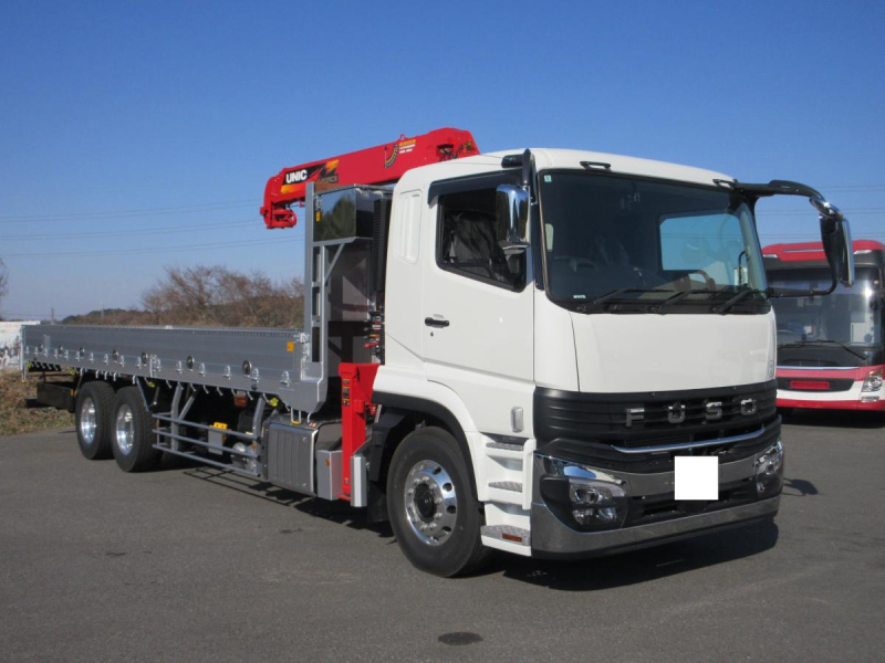 高床3軸 リヤエアサス UNIC製 4段 クレーン付アルミ平 !|中古トラックの販売・買取・査定のアイナビ