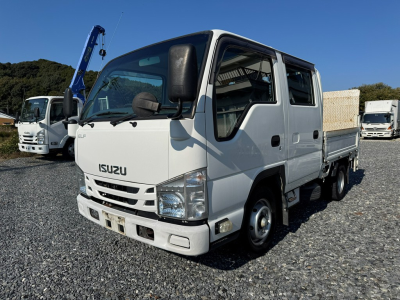 平成30年式☆いすゞエルフ　オートマ　Wキャブ垂直PG|中古トラックの販売・買取・査定のアイナビ