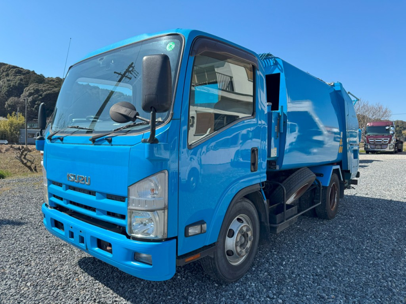 平成25年式☆いすゞエルフ 6㎥プレス式パッカー車|中古トラックの販売・買取・査定のアイナビ