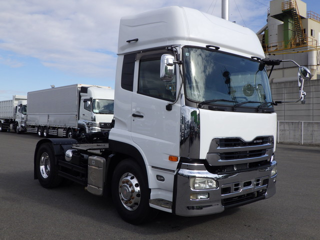 日産UD QKG-GK5XAB Sヘッド 第五輪荷重9.6t ハイルーフ|中古トラックの販売・買取・査定のアイナビ