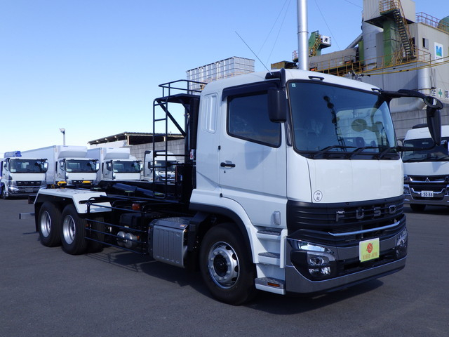 三菱 2PG-FV80VY フックロール 10t超 格納式リアバンパー|中古トラックの販売・買取・査定のアイナビ