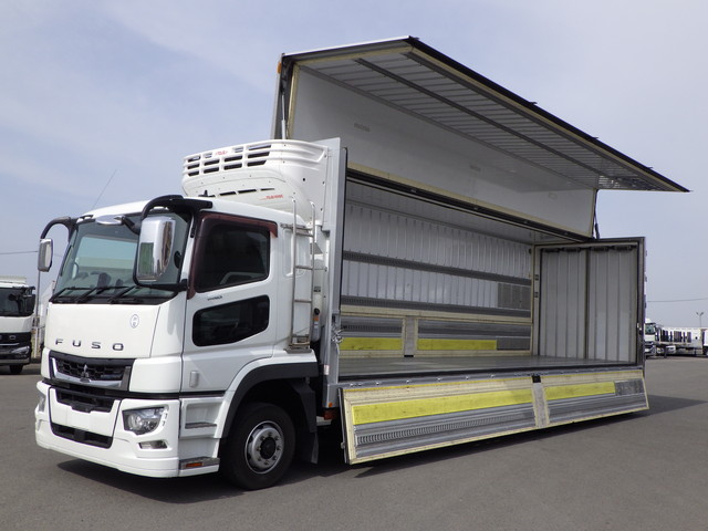 三菱2PG-FS74HZ冷凍ウイング10t超矢野特殊ジョロダーレール|中古トラックの販売・買取・査定のアイナビ