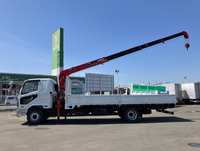 ☆未使用車 増トン クレーン ユニック 標準幅 6.7mカット|中古トラックの販売・買取・査定のアイナビ
