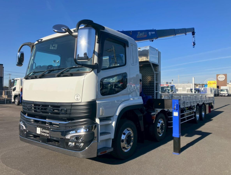 ☆未使用車 AT車 4軸低床 ハイルーフ タダノ 4段クレーン|中古トラックの販売・買取・査定のアイナビ