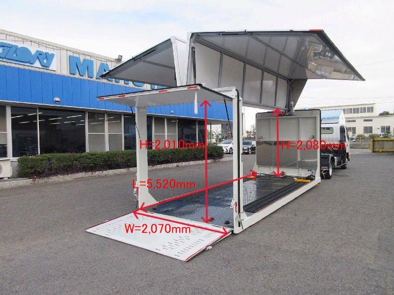 ★5520*2070*2080★車両も積載出来ます★動画あり★|中古トラックの販売・買取・査定のアイナビ
