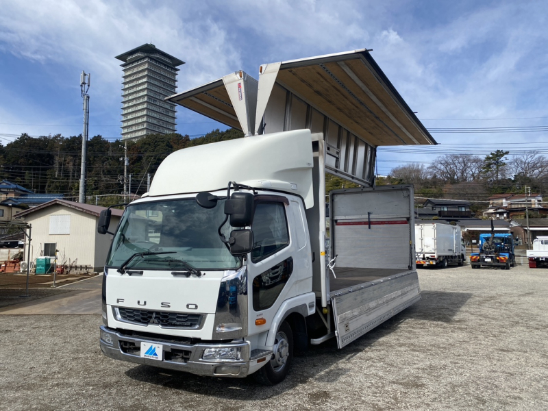 H29年式、ファイター、アルミウイング、ゲート付き、車検付|中古トラックの販売・買取・査定のアイナビ