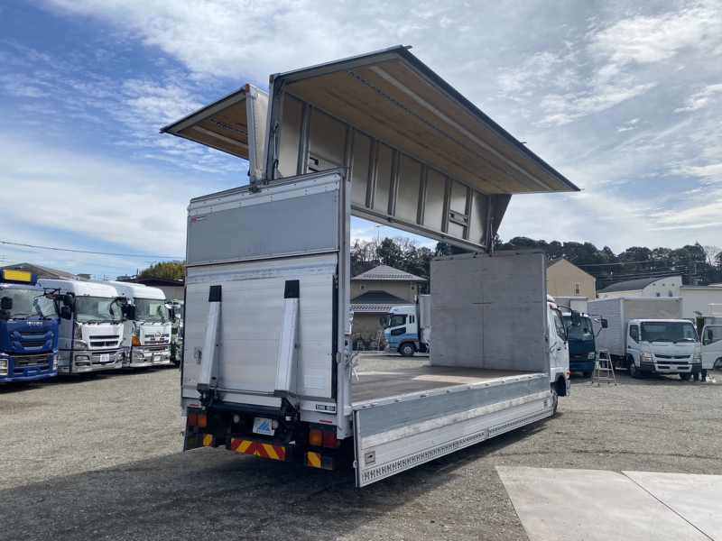 H29年式、ファイター、アルミウイング、ゲート付き、車検付|中古トラックの販売・買取・査定のアイナビ