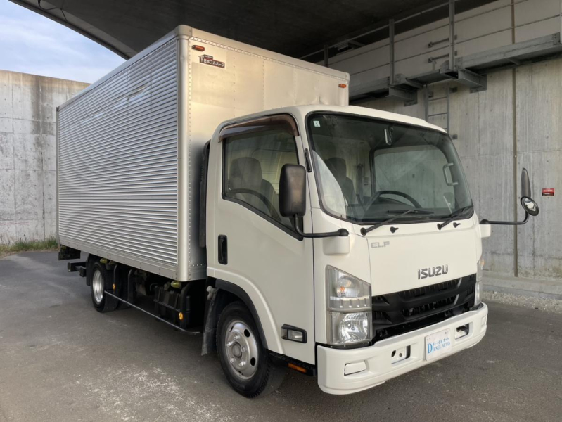 平成29年エルフアルミバンパワーゲートオートマ|中古トラックの販売・買取・査定のアイナビ