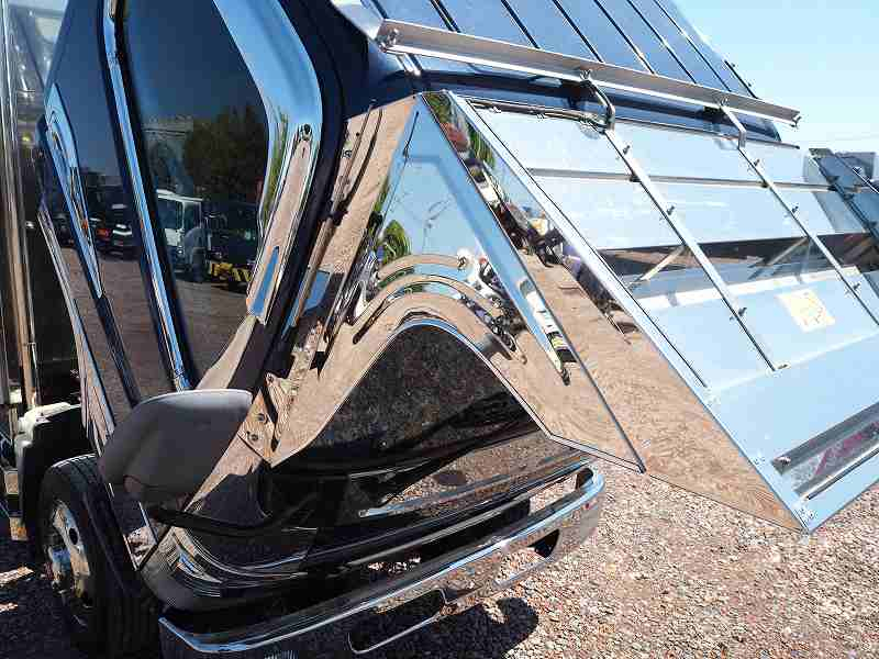 三菱ふそうキャンターデコトラアルミブロック平ボディ|中古トラックの販売・買取・査定のアイナビ