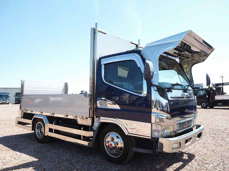 三菱ふそうキャンターデコトラアルミブロック平ボディ|中古トラックの販売・買取・査定のアイナビ