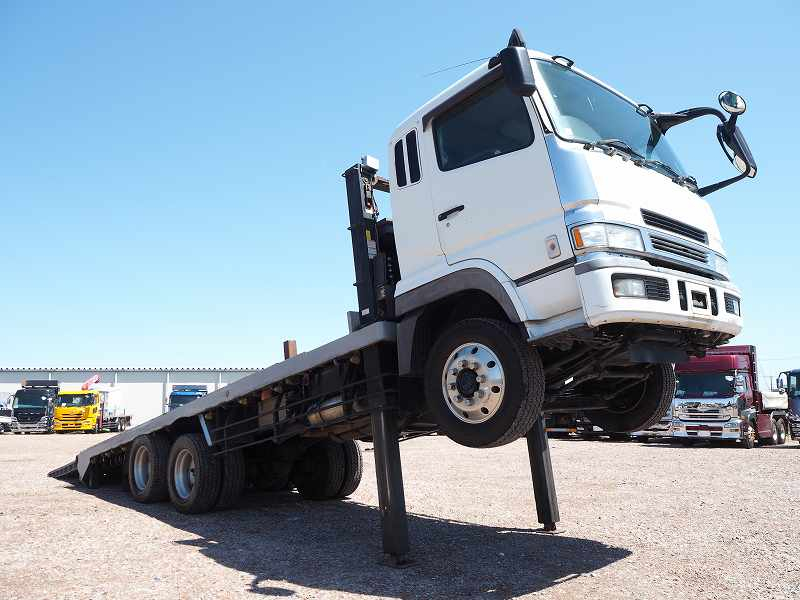 三菱スーパーグレート3軸高床ショートセルフローダー自動歩み|中古トラックの販売・買取・査定のアイナビ