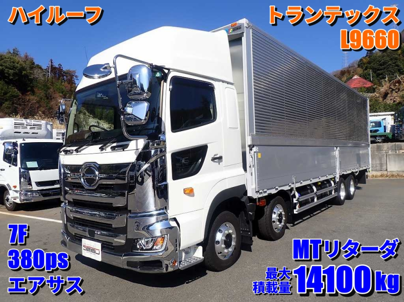 未使用 ハイルーフ 4軸低床 Rエアサス 7速 アルミホイール|中古トラックの販売・買取・査定のアイナビ