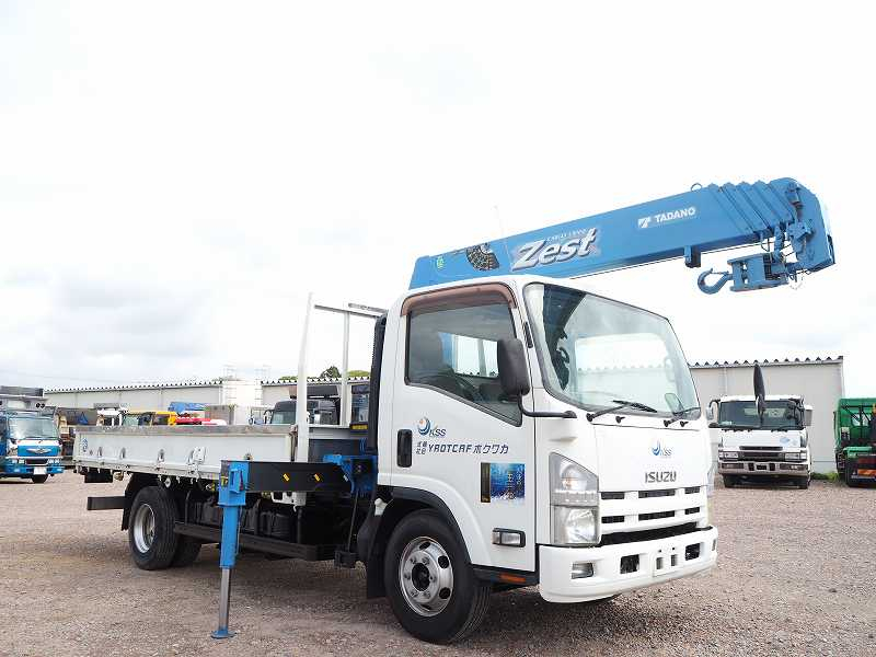 いすゞエルフワイド超ロング5段クレーンラジコン|中古トラックの販売・買取・査定のアイナビ