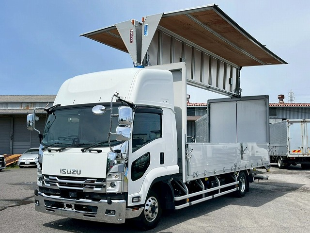 ハイルーフ★格納式パワーゲート★後輪エアサス★6200×ワイド|中古トラックの販売・買取・査定のアイナビ