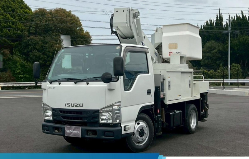 4WDアイチSH10A9.9m絶縁バケット200㎏電工仕様検付|中古トラックの販売・買取・査定のアイナビ