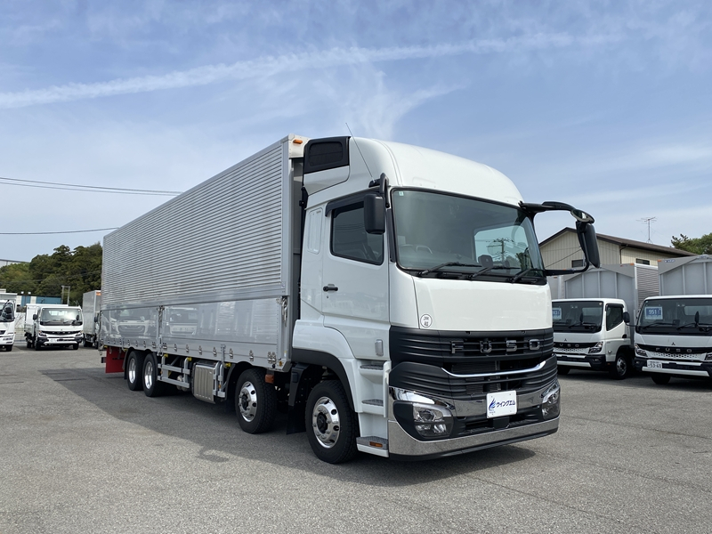 スーパーグレート　4軸低床　融雪仕様　リアエアサス　スーパーハイルーフ　積載13,800kg|中古トラックの販売・買取・査定のアイナビ