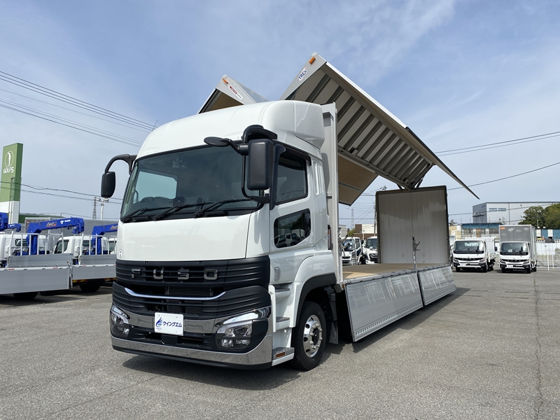 スーパーグレート　4軸低床　融雪仕様　リアエアサス　スーパーハイルーフ　積載13,800kg|中古トラックの販売・買取・査定のアイナビ