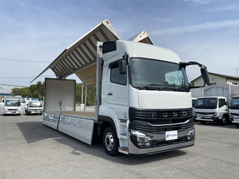 スーパーグレート　4軸低床　融雪仕様　リアエアサス　スーパーハイルーフ　積載13,800kg|中古トラックの販売・買取・査定のアイナビ