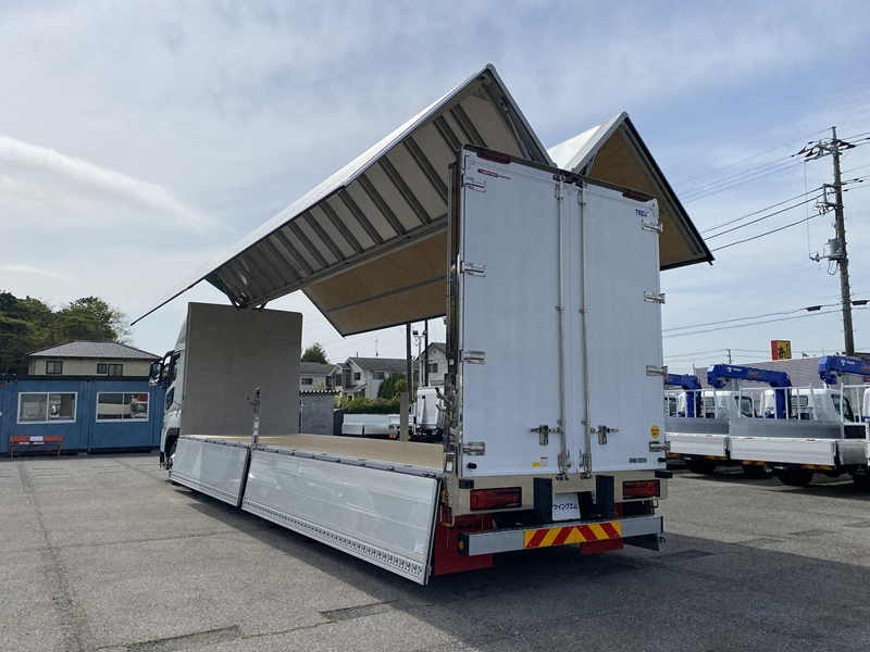 スーパーグレート　4軸低床　融雪仕様　リアエアサス　スーパーハイルーフ　積載13,800kg|中古トラックの販売・買取・査定のアイナビ