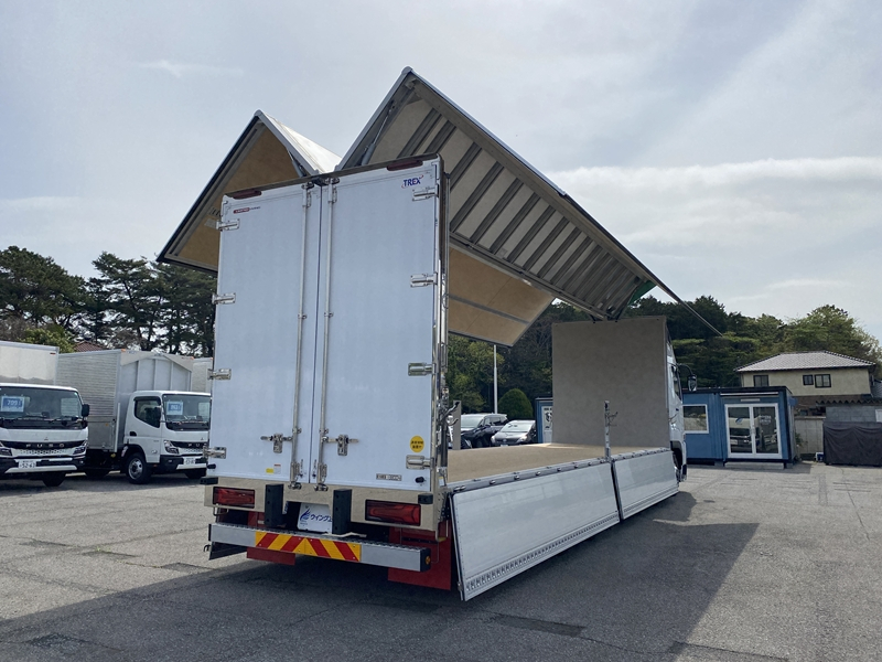 スーパーグレート　4軸低床　融雪仕様　リアエアサス　スーパーハイルーフ　積載13,800kg|中古トラックの販売・買取・査定のアイナビ