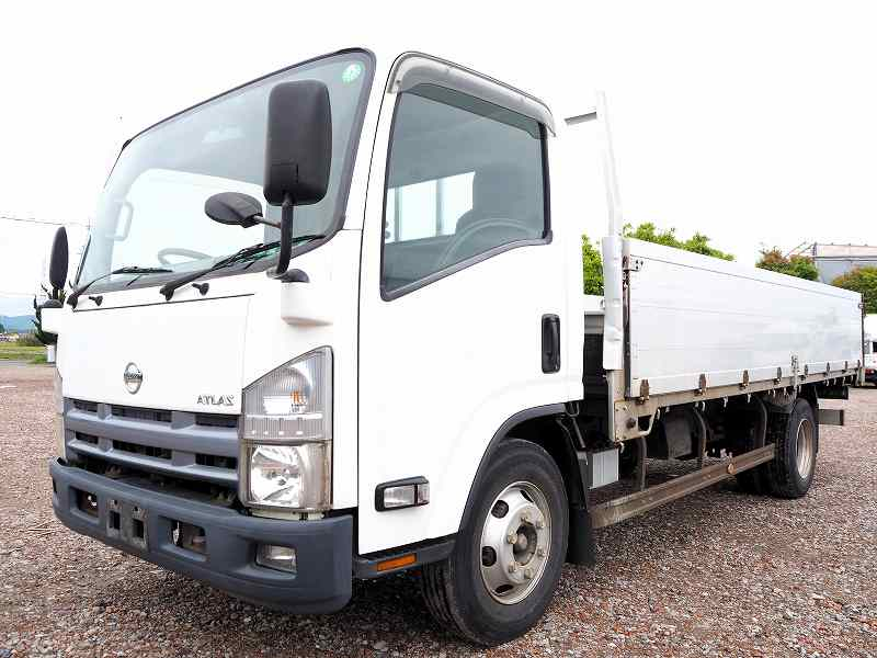 日産アトラスワイド超ロングアルミブロック平ボディ|中古トラックの販売・買取・査定のアイナビ