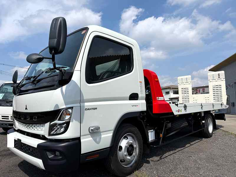 三菱ふそうキャンター車載車フラトップZEROⅡ積載3.45t|中古トラックの販売・買取・査定のアイナビ