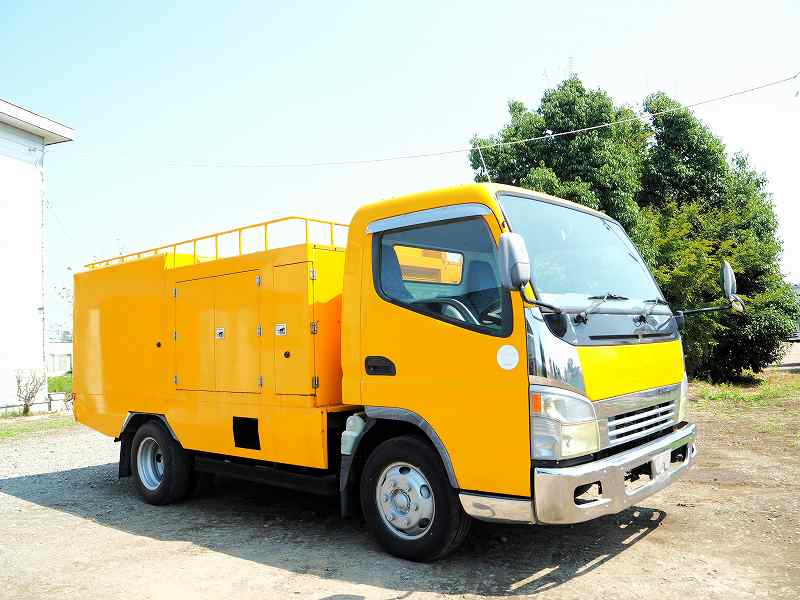 三菱ふそうキャンターマルナカ製高圧洗浄車自動ホースリール|中古トラックの販売・買取・査定のアイナビ