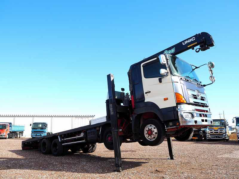 日野プロフィア4軸低床3段セルフクレーンウインチラジコン|中古トラックの販売・買取・査定のアイナビ