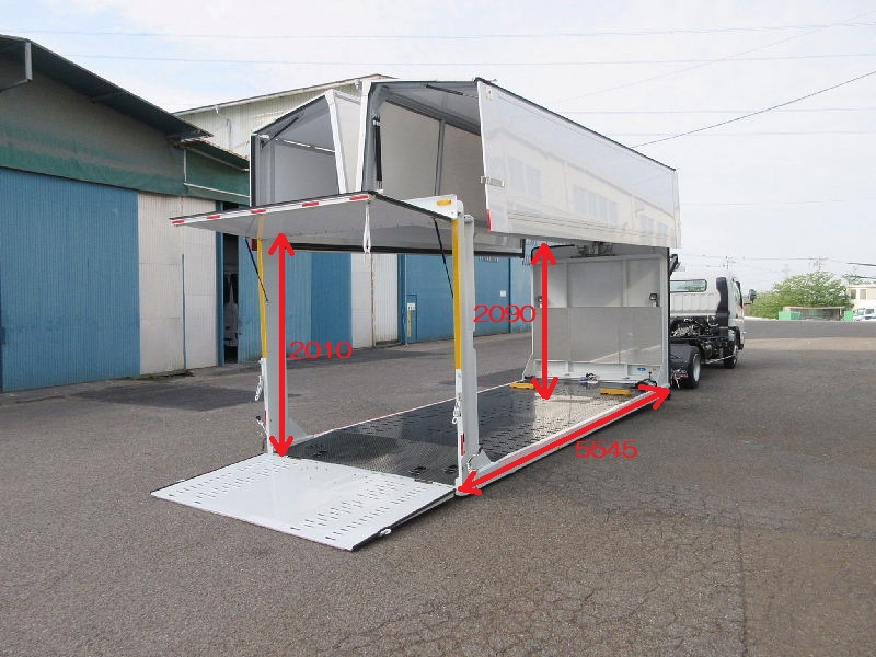 ★5545*2070*2090★車両も積載可能です★動画あり|中古トラックの販売・買取・査定のアイナビ