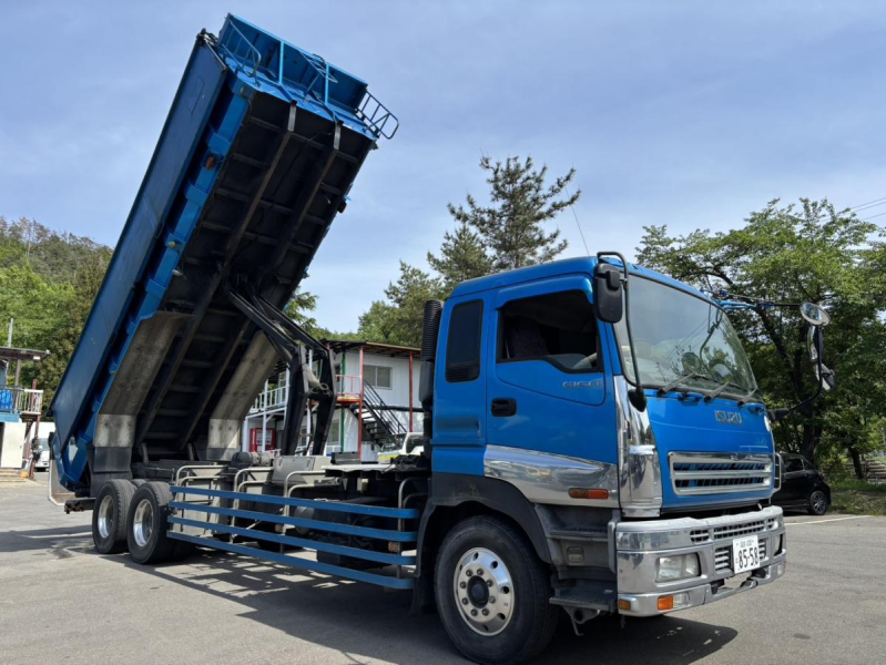 H18ギガ深ダンプ車検R8.5月迄実走41万kmMT7速2デフ土砂禁|中古トラックの販売・買取・査定のアイナビ