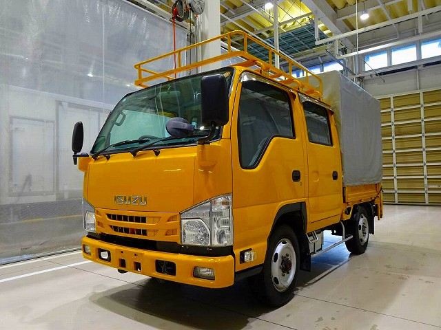 エルフ0.8t4WDFFLSタイヤ幌付Wキャブ/垂直PG付|中古トラックの販売・買取・査定のアイナビ