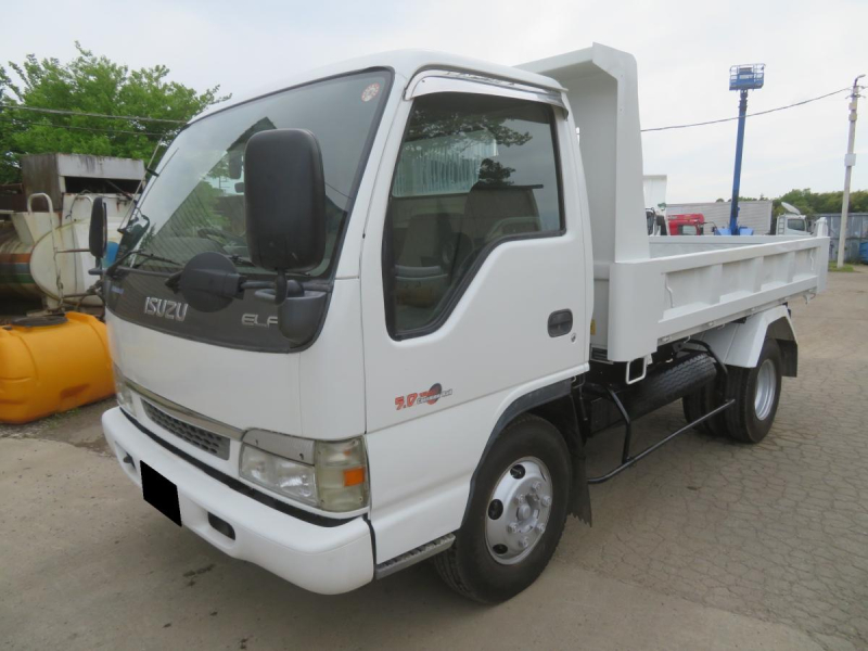 低走行7万キロ 車検付　平成15年エルフ 新明和ダンプ積載3500|中古トラックの販売・買取・査定のアイナビ