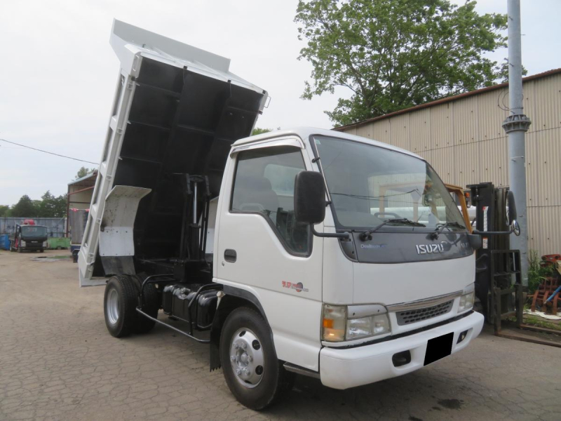 低走行7万キロ 車検付　平成15年エルフ 新明和ダンプ積載3500|中古トラックの販売・買取・査定のアイナビ